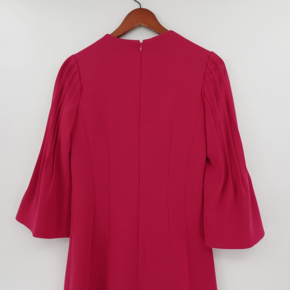 Rickie Freeman for Teri Jon Dress Womens 2 Fuchsia Crepe Evening Gown - Picture 7 of 14